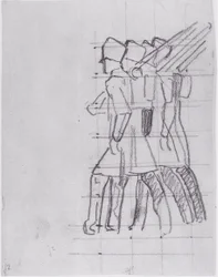 Ausziehende Soldaten